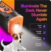 Load image into Gallery viewer, 2024 Release Pet Dog Repeller Ultrasonic Dog Training Device Rechargeable Anti Dog Bark Deterrent Device With LED Flashlight - Ammpoure Wellbeing 🇬🇧
