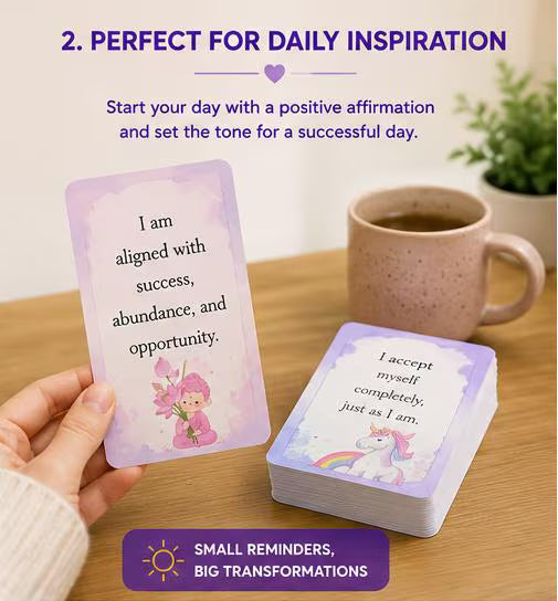 Goal Alignment Cards, Printable Vision Deck, Daily Affirmation Quotes (Digital PDF)
