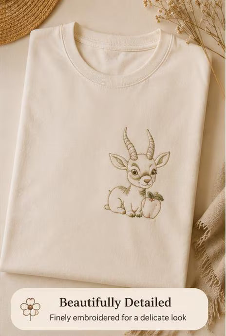 Faux Embroidery Wildflower T-Shirt Design Graphic, Faux Stitch Floral PNG Vector, Botanical Print on Demand Sublimation, Commercial Use
