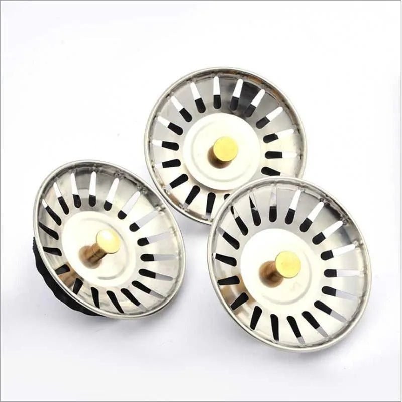 2pcs Kitchen Sink Strainer Stopper Waste Plug Sink Filter Filtre Sink Strainer Filter Floor Drain Kitchen Tools - Ammpoure