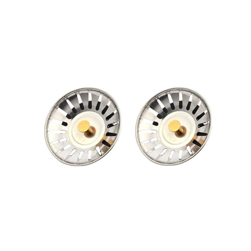 2pcs Kitchen Sink Strainer Stopper Waste Plug Sink Filter Filtre Sink Strainer Filter Floor Drain Kitchen Tools - Ammpoure