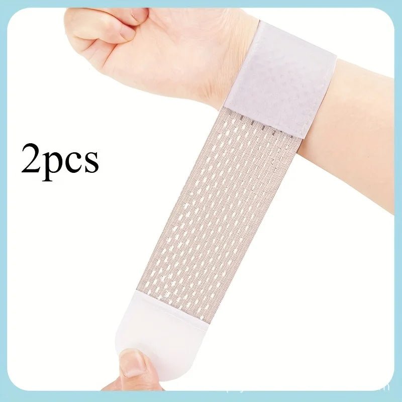 2pcs Wrist Support Straps, Ultra-Thin Compression Support Straps, Soft, High Elasticity, Adjustable Comfort, Suitable for Women - Ammpoure