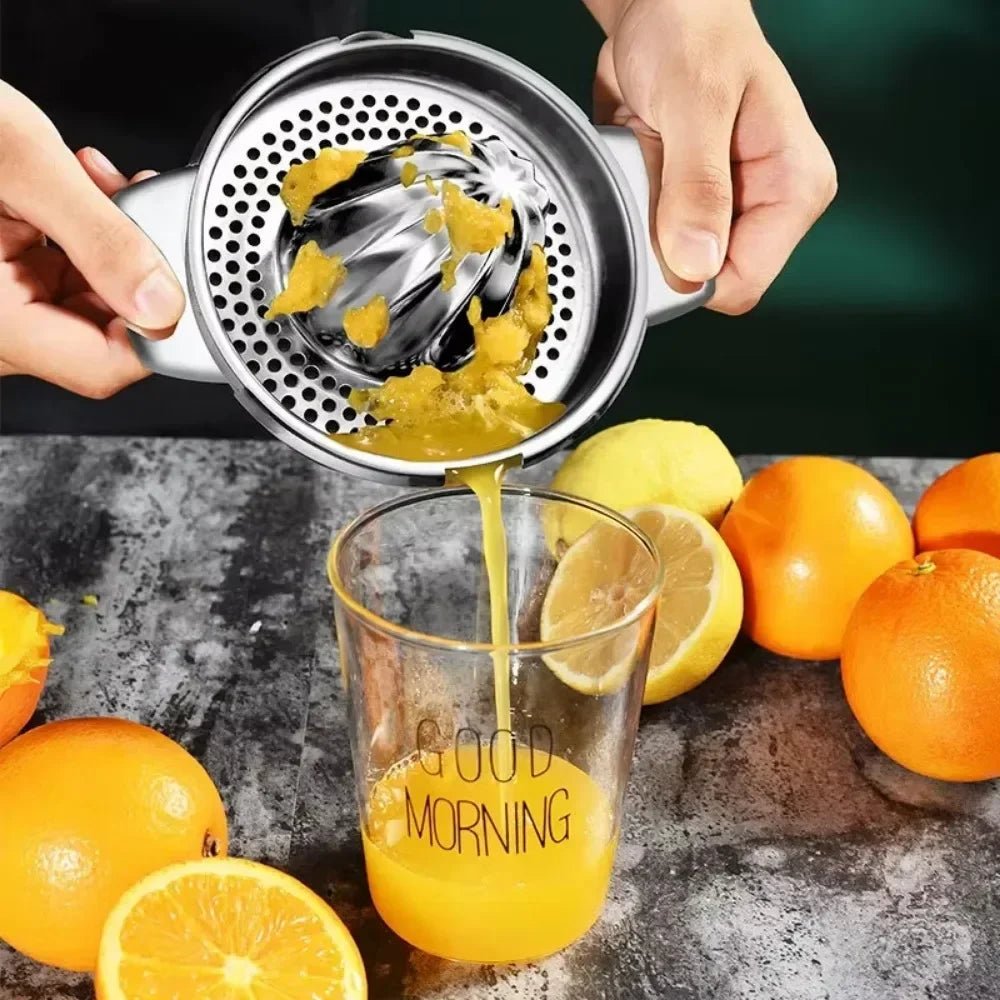 304 Stainless Steel Fruit Lemon Orange Juicer Household Small Creative Juicer Portable Manual Juicer kitchen accessories - Ammpoure