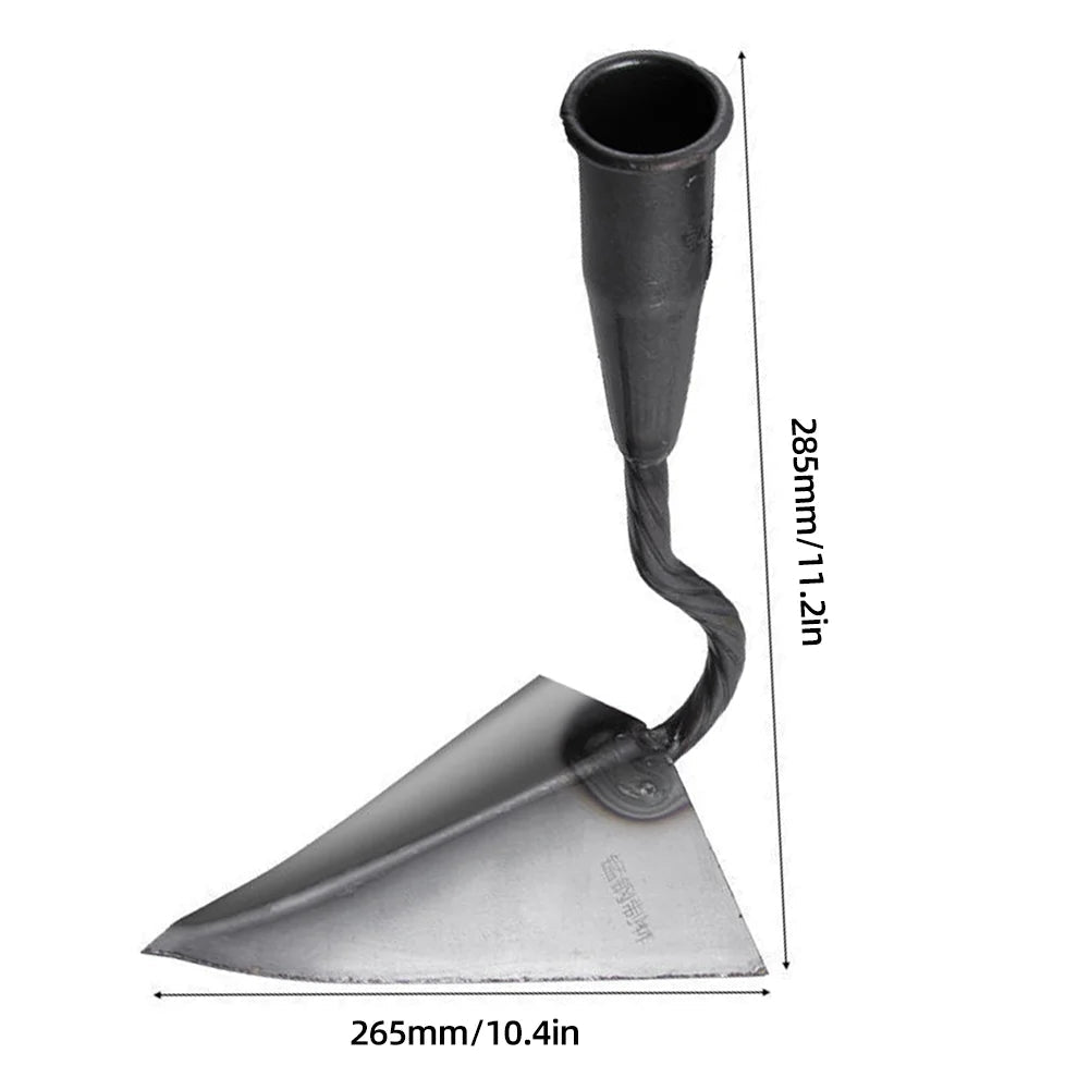 30cm Metal Weed Cleaning Shovel Stainless Steel Cleaning Shovel for Moss Multifunctional Outdoor Garden Shovel Farm Weeding Tool - Ammpoure