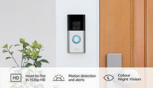 Load image into Gallery viewer, Ring Battery Video Doorbell Plus by Amazon | Wireless Video Doorbell Camera with 1536p HD Video, Head-To-Toe View, Colour Night Vision, Wi-Fi, DIY | 30-day free trial of Ring Protect - Ammpoure Wellbeing
