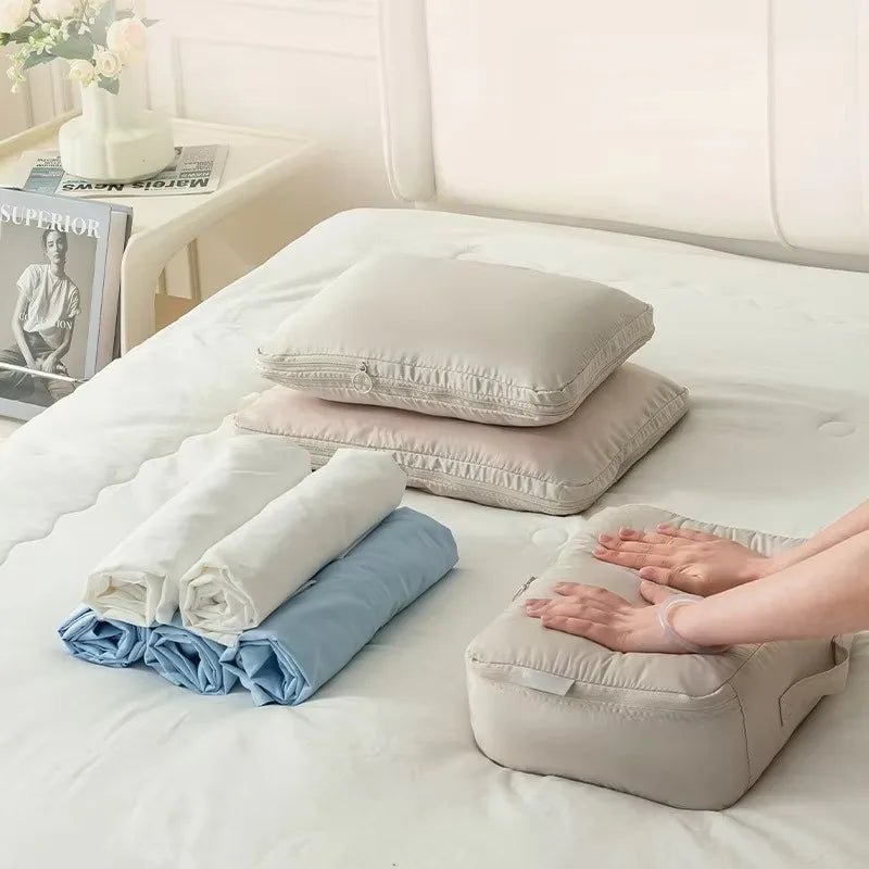 3/5/6PCS Travel Clothes Storage Bags USA Portable Suitcase Organizer Packing Cubes for Shoes, Clothes & Luggage Organization - Ammpoure