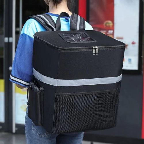 35L Extra Large Thermal Food Bag Cooler Bag Refrigerator Box Fresh Keeping Food Delivery Backpack Insulated Cool Bag - Ammpoure Wellbeing 🇬🇧