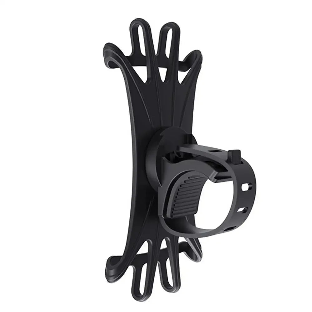 360 Rotatable Bicycle Phone Holder Silicone Motorcycle Stand Bracket GPS Support For Iphone 11 Xiaomi 10 Huawei P40 - Ammpoure