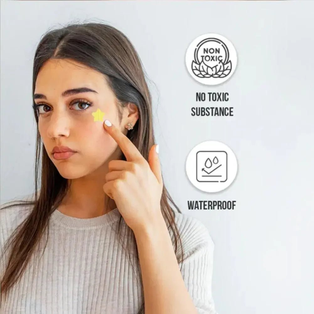 360Pcs Colorful Invisible Pimple Removal Anti - Acne Hydrocolloid Patches Spots Marks Concealer Beauty Makeup Tool Repair Sticker - Ammpoure