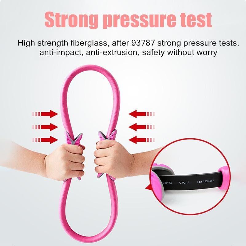 38cm Yoga Fitness Pilates Ring Women Girls Circle Magic Dual Exercise Home Gym Workout Sports Lose Weight Body Resistance 5 colors - Ammpoure Wellbeing