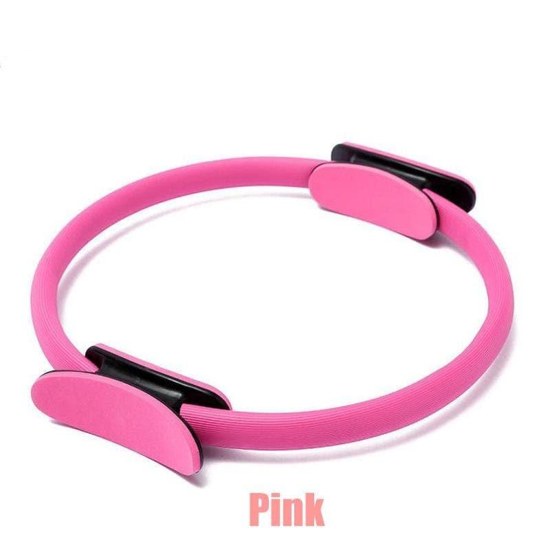 38cm Yoga Fitness Pilates Ring Women Girls Circle Magic Dual Exercise Home Gym Workout Sports Lose Weight Body Resistance 5 colors - Ammpoure Wellbeing