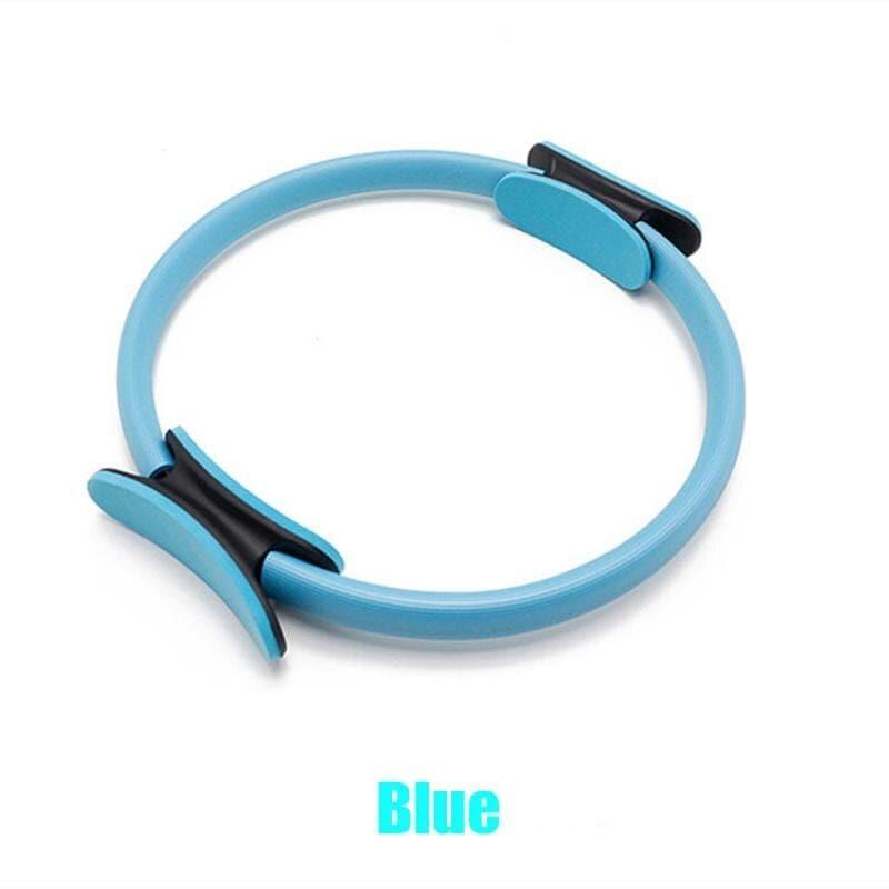 38cm Yoga Fitness Pilates Ring Women Girls Circle Magic Dual Exercise Home Gym Workout Sports Lose Weight Body Resistance 5 colors - Ammpoure Wellbeing