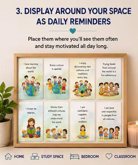 Global Explorer Culture Cards, Toddler World Geography Learning, Diversity Awareness (PDF)