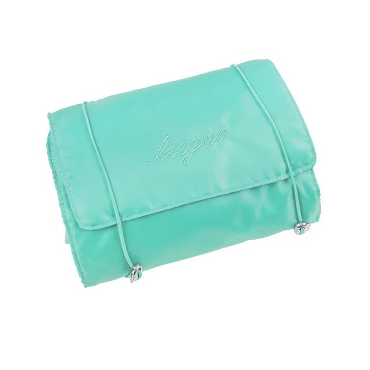 4-in-1 Removable Makeup USA Bag Foldable Travel Cosmetic Organizer Waterproof Nylon Multi Pocket Toiletry Storage Bag - Ammpoure