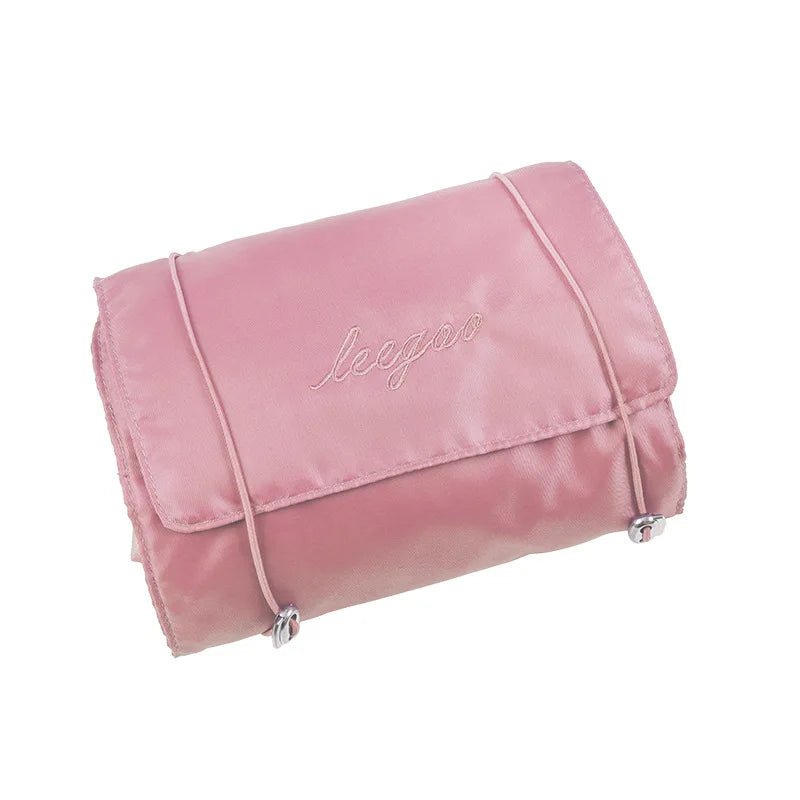 4-in-1 Removable Makeup USA Bag Foldable Travel Cosmetic Organizer Waterproof Nylon Multi Pocket Toiletry Storage Bag - Ammpoure