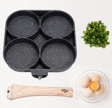 Load image into Gallery viewer, 4hole Omelet Pan Frying Pot Thickened Nonstick Egg Pancake Steak Cooking Pans Hamburg Bread Breakfast Maker Induction Cookware - Ammpoure Wellbeing 🇬🇧
