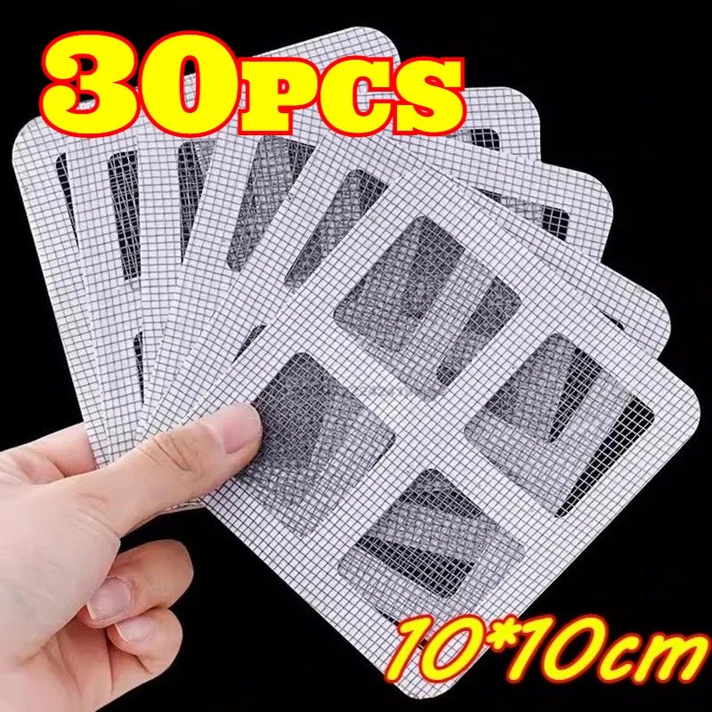 5-20Pcs Disposable Floor Drain Sticker Shower Drain Hair Catcher Cover Sink Strainers Hair Filters Bathtub Mesh Filter Sticker - Ammpoure