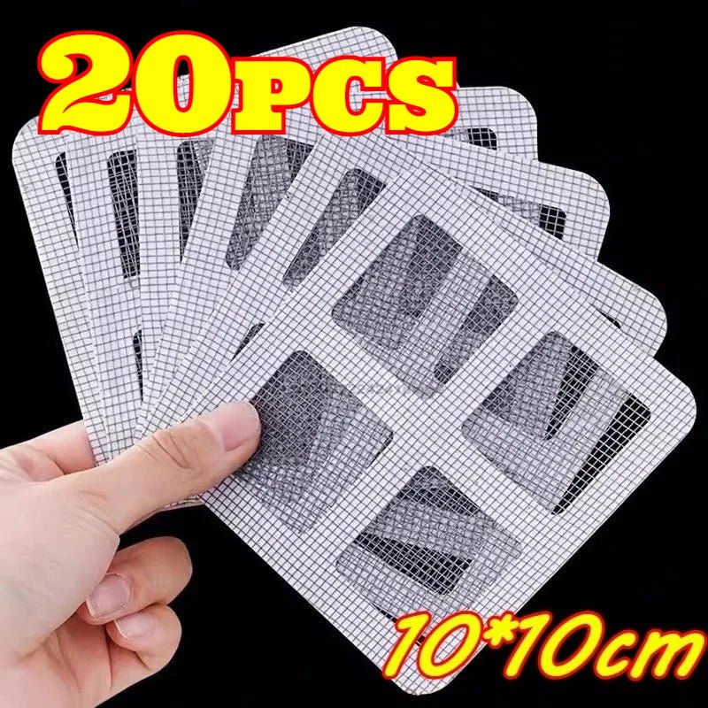5-20Pcs Disposable Floor Drain Sticker Shower Drain Hair Catcher Cover Sink Strainers Hair Filters Bathtub Mesh Filter Sticker - Ammpoure