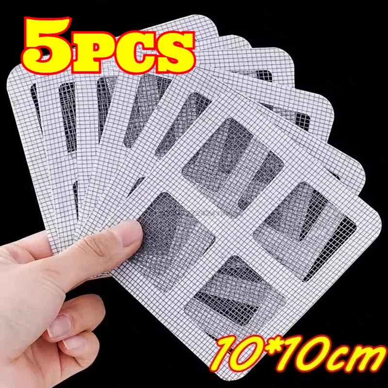 5-20Pcs Disposable Floor Drain Sticker Shower Drain Hair Catcher Cover Sink Strainers Hair Filters Bathtub Mesh Filter Sticker - Ammpoure