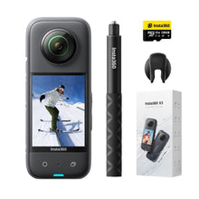 Load image into Gallery viewer, Insta360 X3 Get-Set Kit - Waterproof 360 Action Camera with 1/2&quot; 48MP Sensors, 5.7K 360 Active HDR Video, 72MP 360 Photo, 4K Single-Lens, 60fps Me Mode, Stabilization, 2.29&quot; Touchscreen, 128GB - Ammpoure Wellbeing
