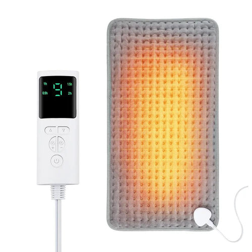 58*29cm Electric Heating Pad Massager Therapy for Body Abdomen Back Pain Relief Winter Warmer Blanket Thermal Massage Mat - Ammpoure Wellbeing 🇬🇧