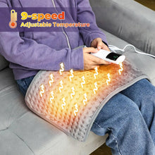 Load image into Gallery viewer, 58*29cm Electric Heating Pad Massager Therapy for Body Abdomen Back Pain Relief Winter Warmer Blanket Thermal Massage Mat - Ammpoure Wellbeing 🇬🇧
