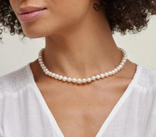 Load image into Gallery viewer, 5mm Natural Fresh Water Real Pearl Necklace (Single Strand) - Ammpoure Wellbeing 🇬🇧
