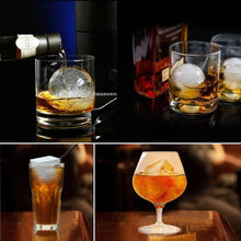 Load image into Gallery viewer, 6 Grid Round Square Ice Cube Ball Large Ice Cube Maker For Whiskey Cocktails and Homemade Keep Drinks Chilled Ice Mold - Ammpoure Wellbeing
