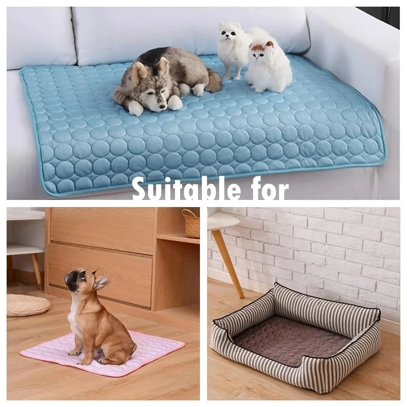 Dog Cooling USA Mat Summer Pet Cold Bed Extra Large For Small Big Dogs Pet Accessories Cat Durable Blanket Sofa Cat Ice Pad Blanket