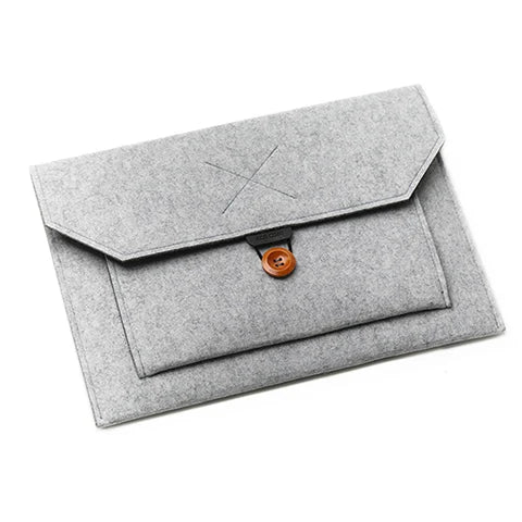 11.6/13/14/15" Laptop Sleeve USA Felt Ultralight Notebook Tablet Case Multi-Pocket Pouch Bag for Apple MacBook & ASUS