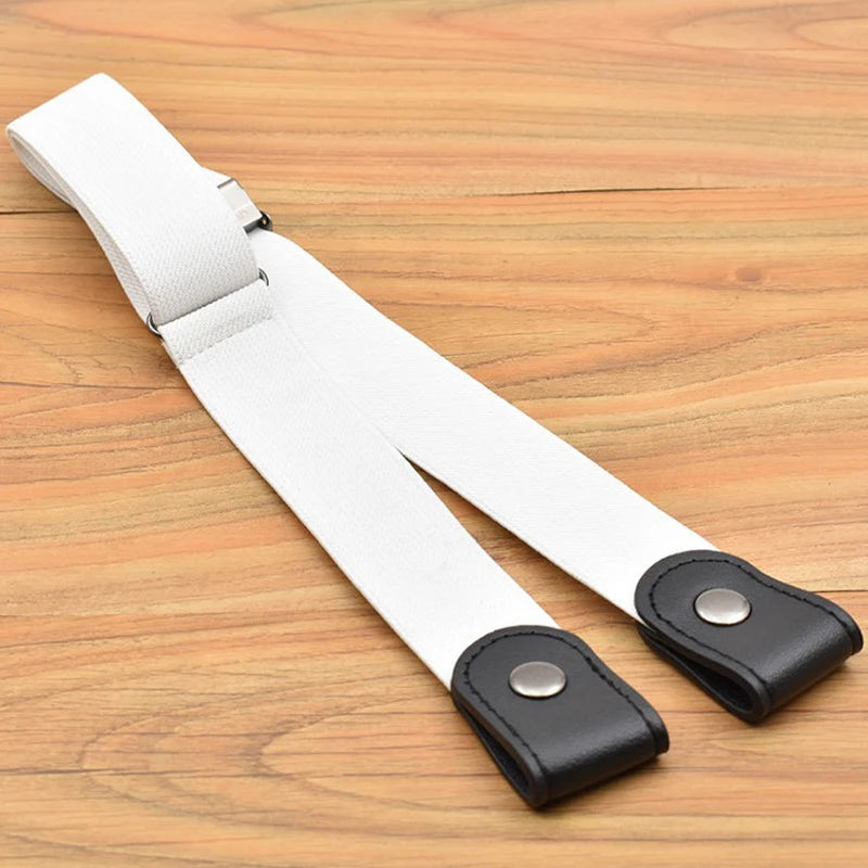 No Buckle Stretch Elastic Waist USA Belt for Women/Men,Buckle-Free Belt for Jean Pants,Dresses,No Hassle Waist Belt