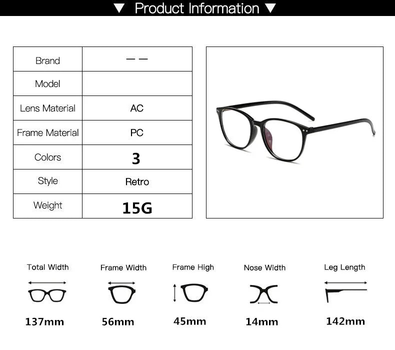 Fashion Reading Glasses USA Anti-Blue Light Computer Reading Eyeglasses for Women & Men +1.0 to +4.0 Magnification