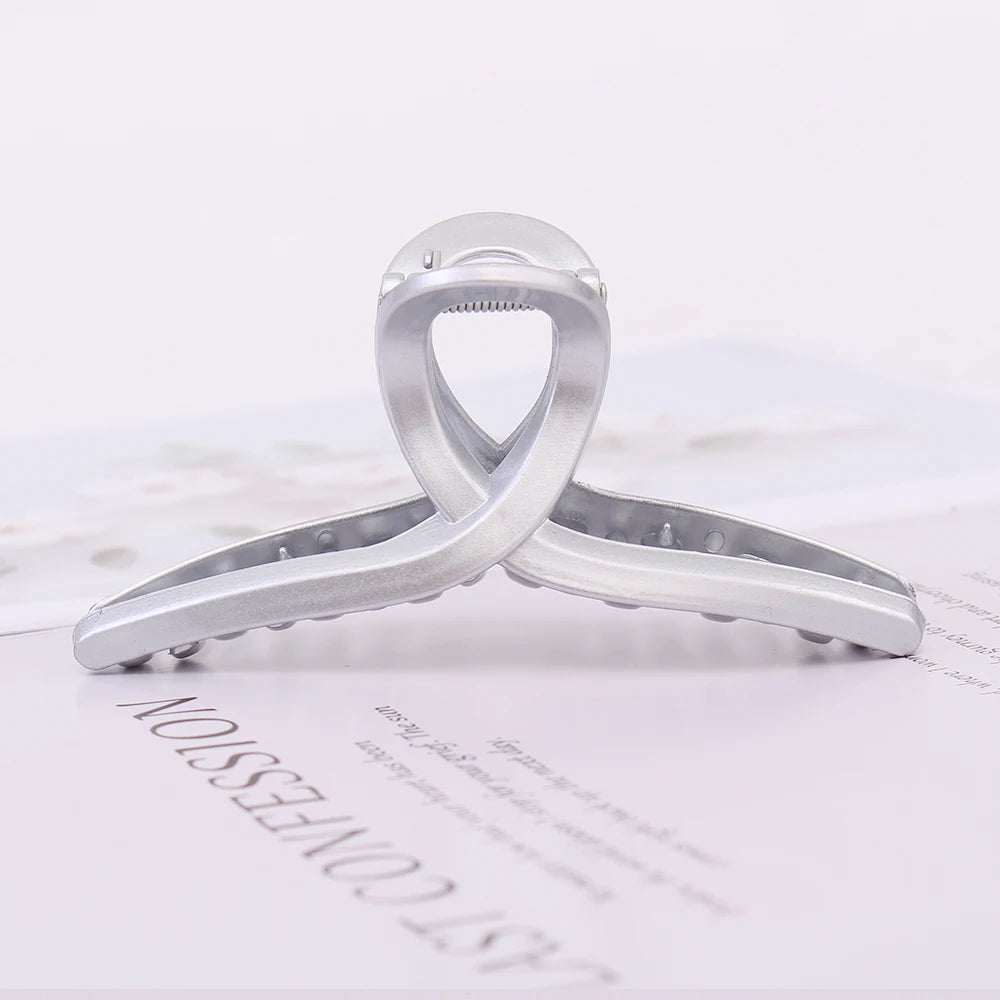 New Elegant Women Metal Hair Claw Canada Gold Hollow Geometric Vintage Hair Clip Barrette Headband Hair Accessory