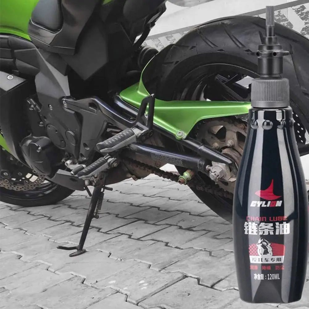 120ML Motorcycle Chain Lubricating Oil Canada Chain Wax Noise Reduction Maintenance Rust Prevention Oil for Motorcycles & Electric Vehicles Y8C8