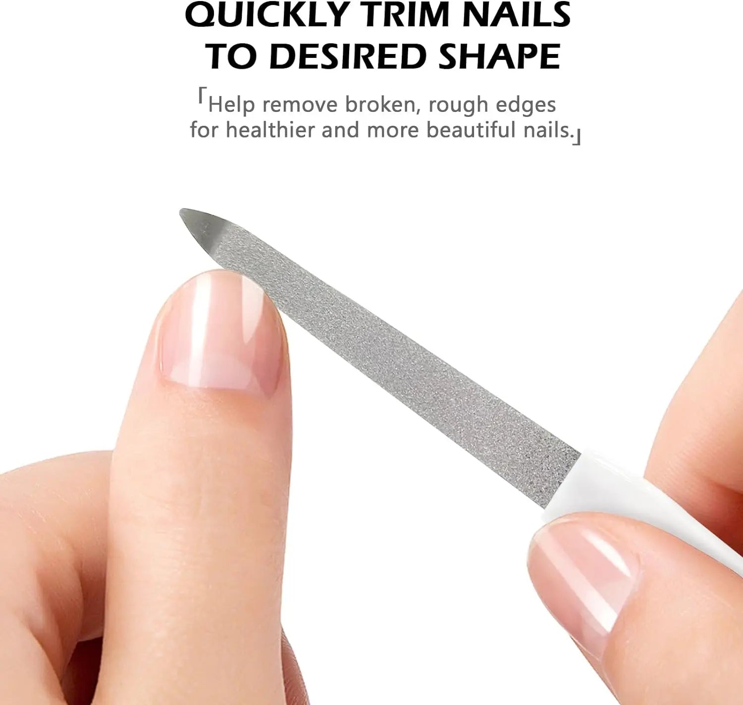 1PC DIY Nail Art Professional Nail File Canada Metal Double-Sided High-Quality Nail File Manicure Pedicure Beauty Tool