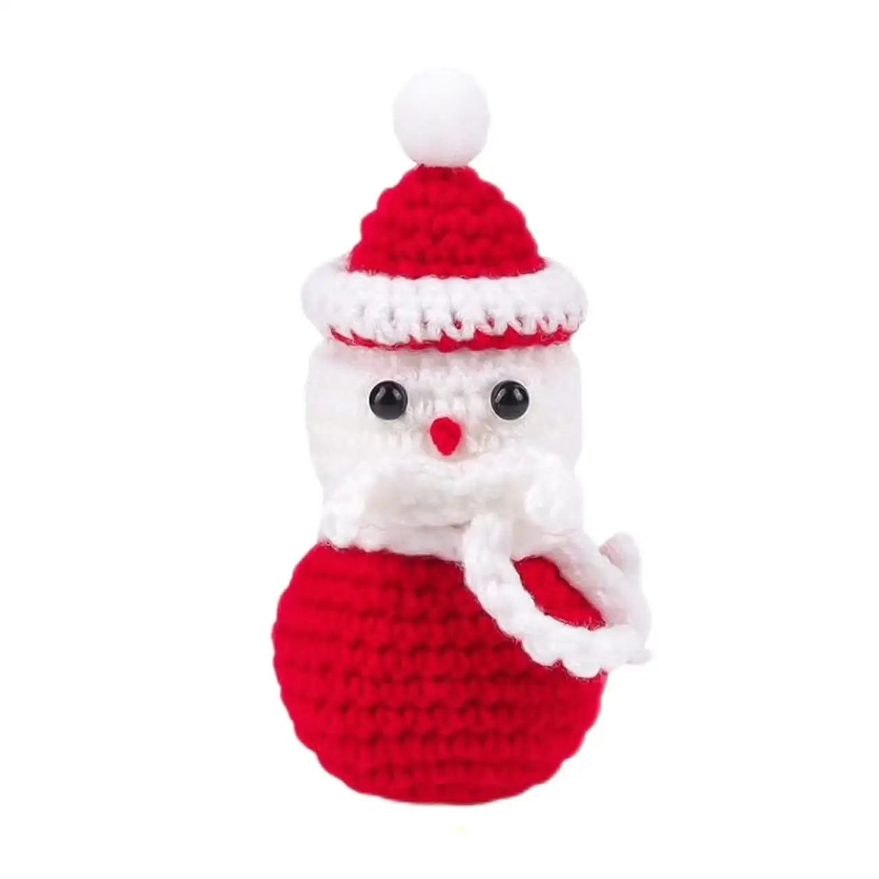 Mini Handmade USA Christmas Tree Crochet Decor Merry Inspirational Cheer Up Gifts for Sister Friends Mom Grandma Christmas Gifts