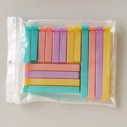 12/16PCS Food Snack Package Bag Sealing Plastic Clips For Packages Kitchen Storage And Organization Items Accessories Tools