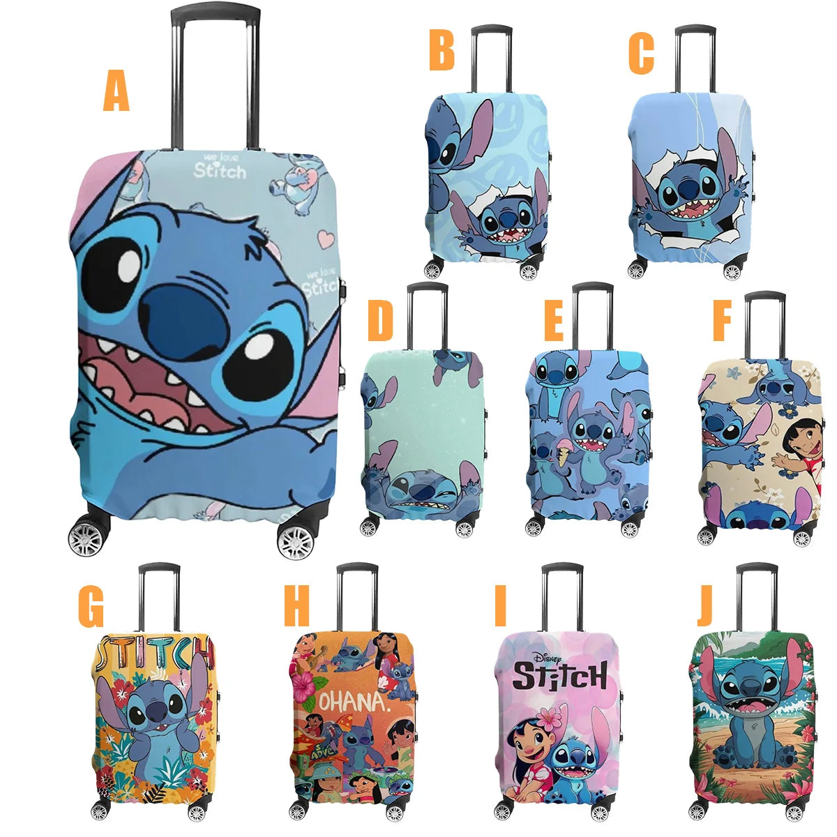 Sticchi Multi-Pattern Elastic Luggage Case Cover Canada Travel Outing Star Baby Luggage Cover Travel Bag Dust Cover