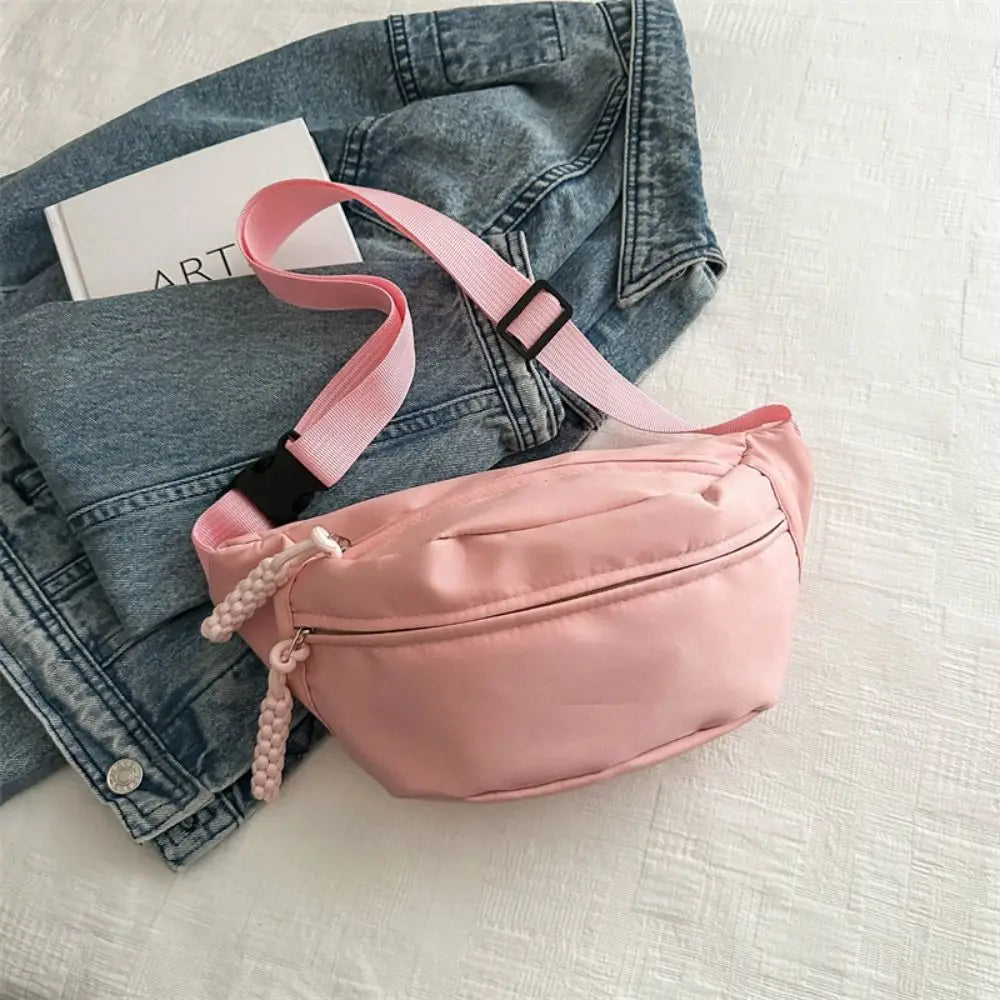 USA Women's Chest Bag New Oxford Cloth Large Capacity Waist Bags Waterproof Multifunctional Running Belt Bags Sport