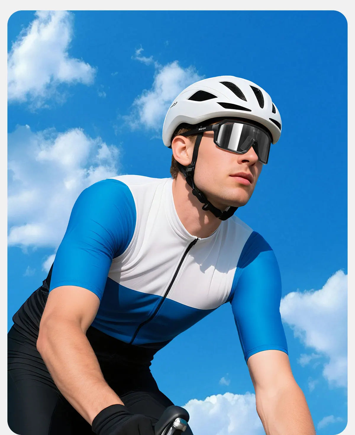 New Cycling Sunglasses USA Outdoor Sports Running Goggles for Men & Women, MTB Bicycle Glasses, Cycling Eyewear with 1 Lens