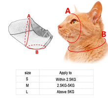 Load image into Gallery viewer, Breathable Nylon Cat Muzzles Kitten Face Masks Groomer Helpers Bath Anti-scratch Anti-Biting for Cat Grooming Tools Pet Supplies - Ammpoure Wellbeing 🇬🇧
