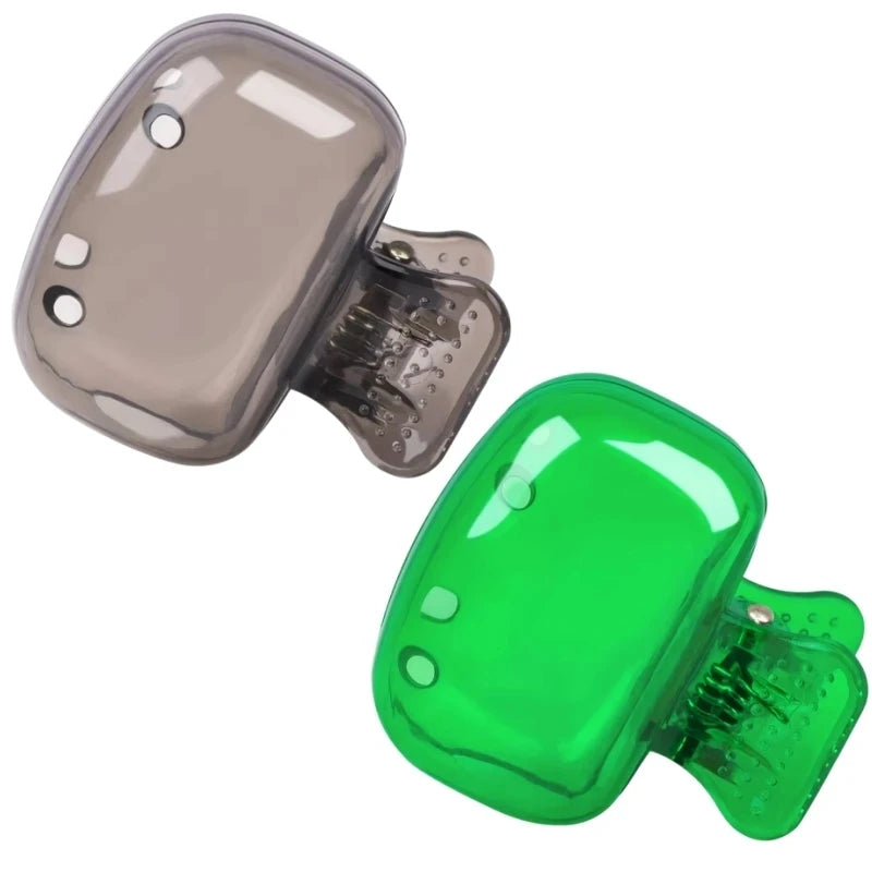10pcs USA Travel Toothbrush Head Covers Toothbrush Protector Cap Brush Pod Case Protective Portable Plastic Clip for Household