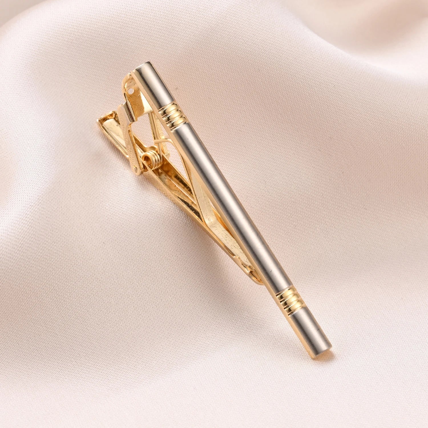 1PC Tie Clip for Men Canada Cufflinks Shirt Minimalist Wedding Gold-Plated Tie Pin Cuffs Business Party Gift