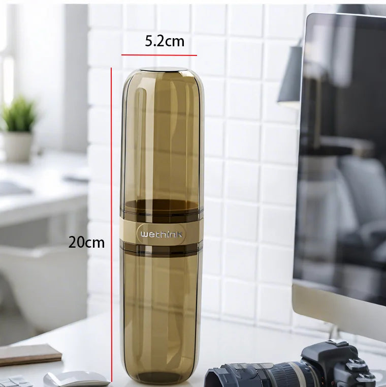 USA Toothpaste Toothbrush Protect Holder Case Travel Camping Storage Box Protect Toothbrush Toothpaste from Dirt and Damage