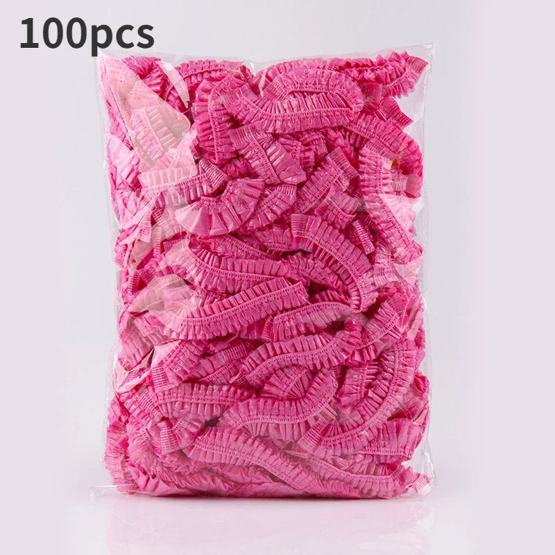 Disposable Shower Cap Canada Transparent Waterproof Hair Covers Sauna Accessories Bathroom Products for Home