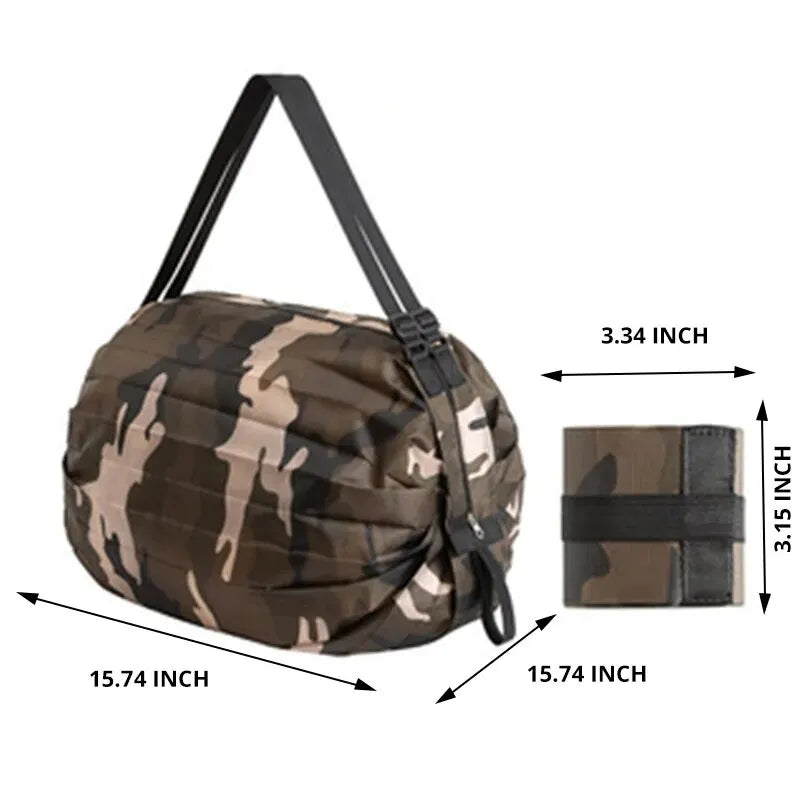 1pc USA Foldable Shopping Bag Eco-friendly Waterproof Portable Storage Bag Large Capacity Handbag Oversized Storage Bag For Travel