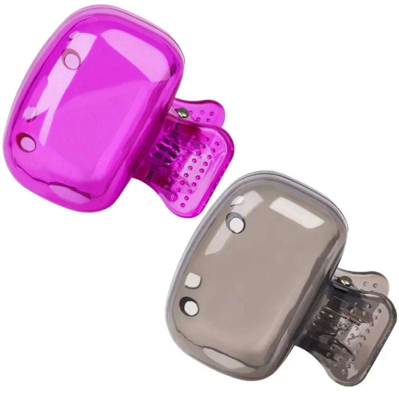 10pcs USA Travel Toothbrush Head Covers Toothbrush Protector Cap Brush Pod Case Protective Portable Plastic Clip for Household