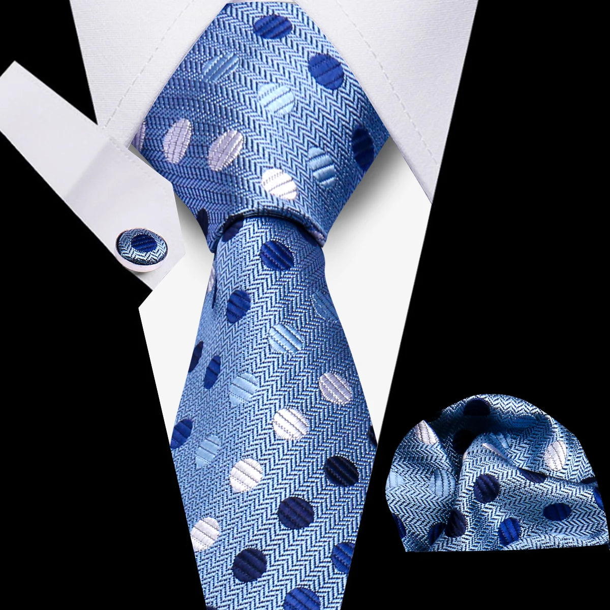 Men’s Business Necktie Set Canada Classic Plaid Cufflinks Handkerchief for Suit Wedding High-Quality 3PCS Tie Set Formal Gravata