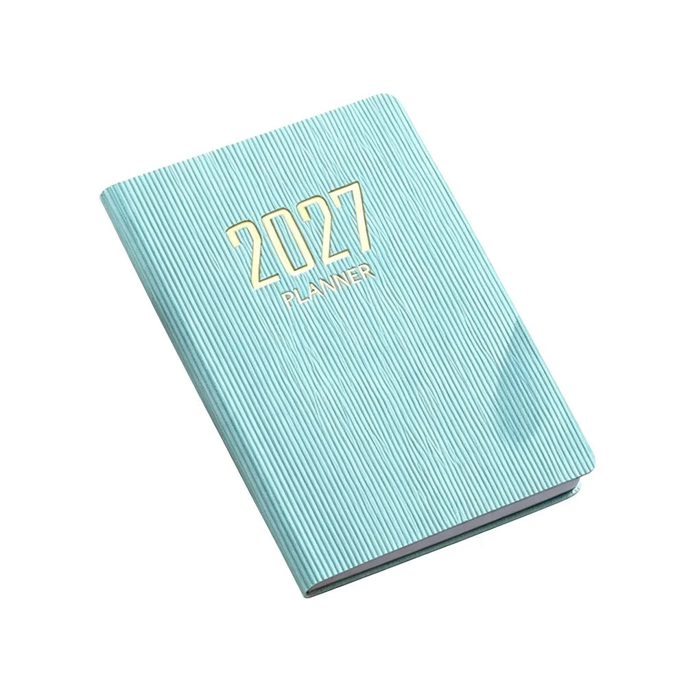 Mini A7 2027 Agenda Book USA Pocket Calendar Appointment Diary Weekly Planner for School & Office Supplies