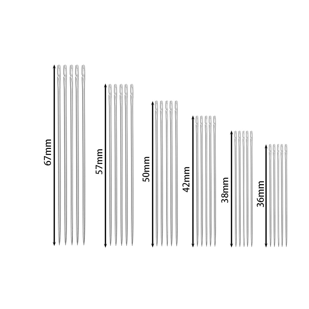 Side Hole Blind Sewing Needles Canada Elderly Self-Threading Needles Household DIY Jewelry Beading Embroidery Mending Sewing Tool